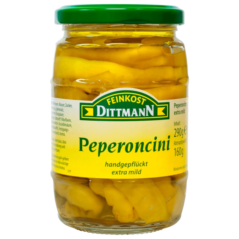 Feinkost Dittmann Peperoncini extra mild 160g